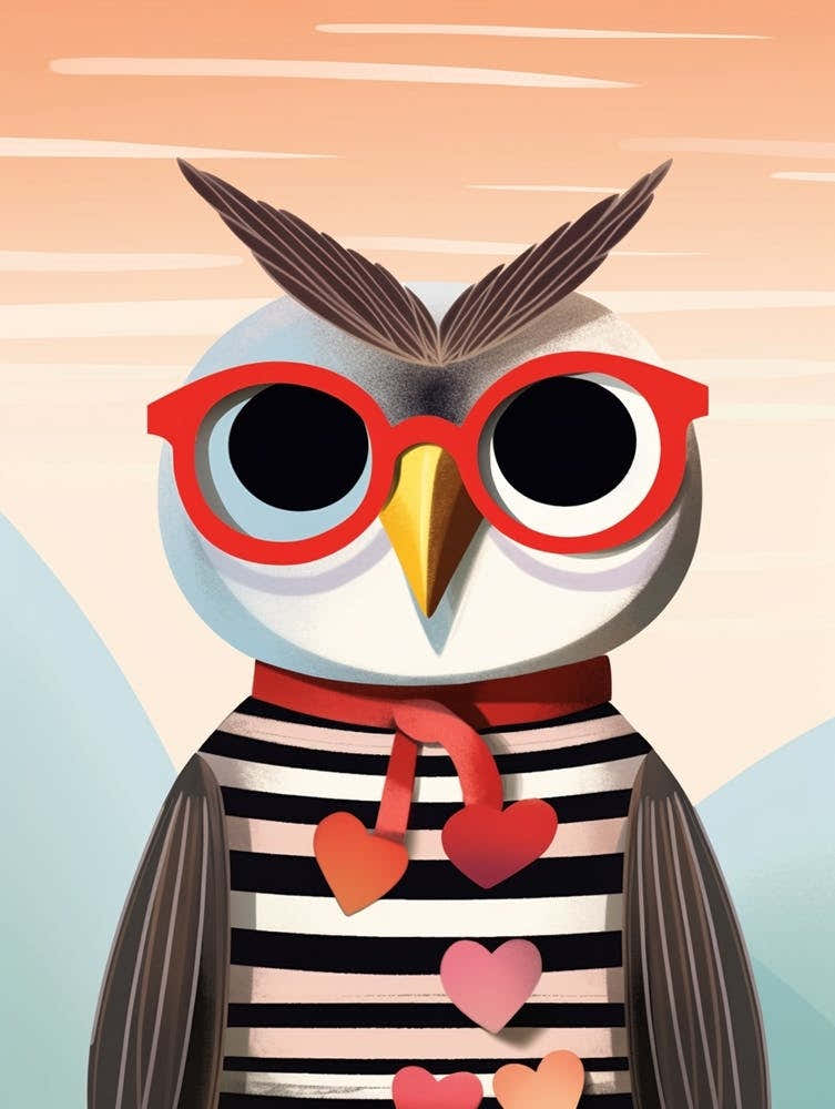 Little Owl 1 Wearing Sunglasses