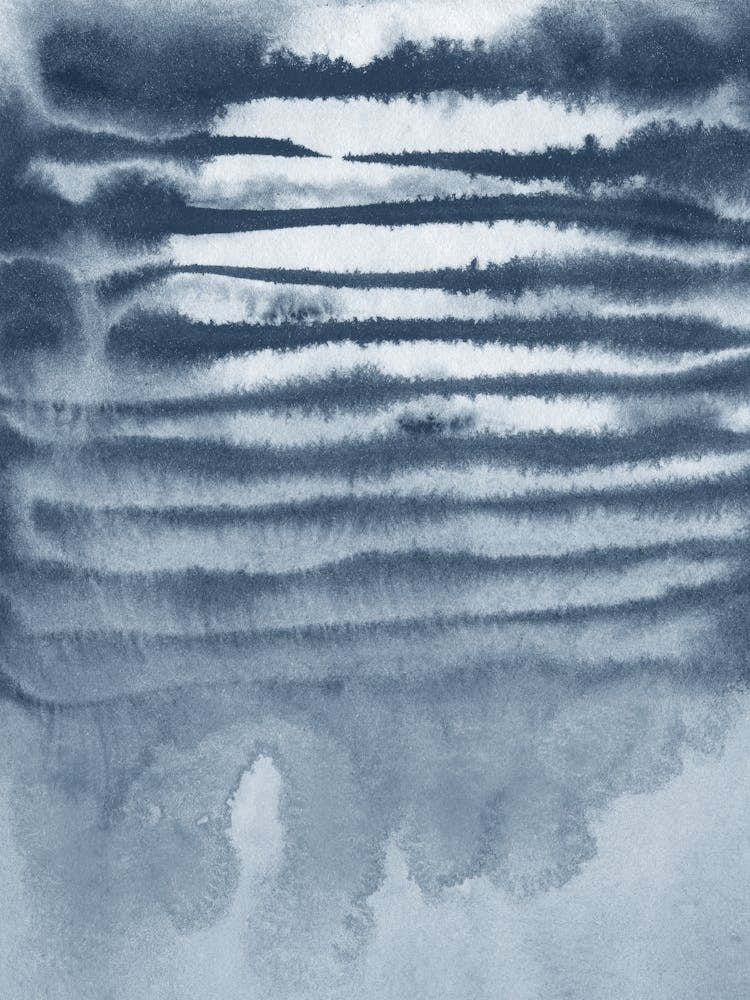 Watercolor Art 'Flowing Moments' No 63