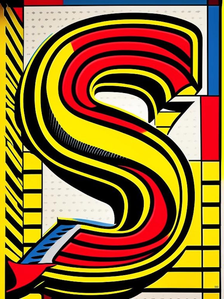 S   Letter, Alphabet Comic 1