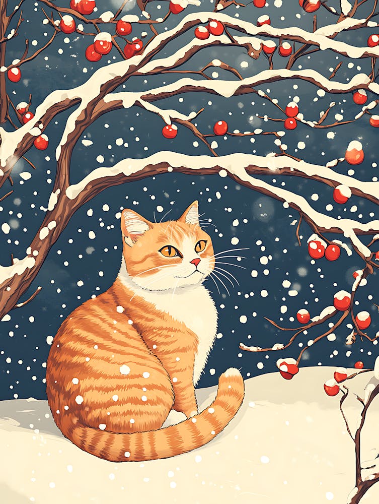 Cat In The Snow 13