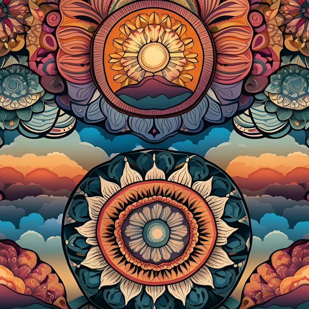 Psychedelic Abstract Painting