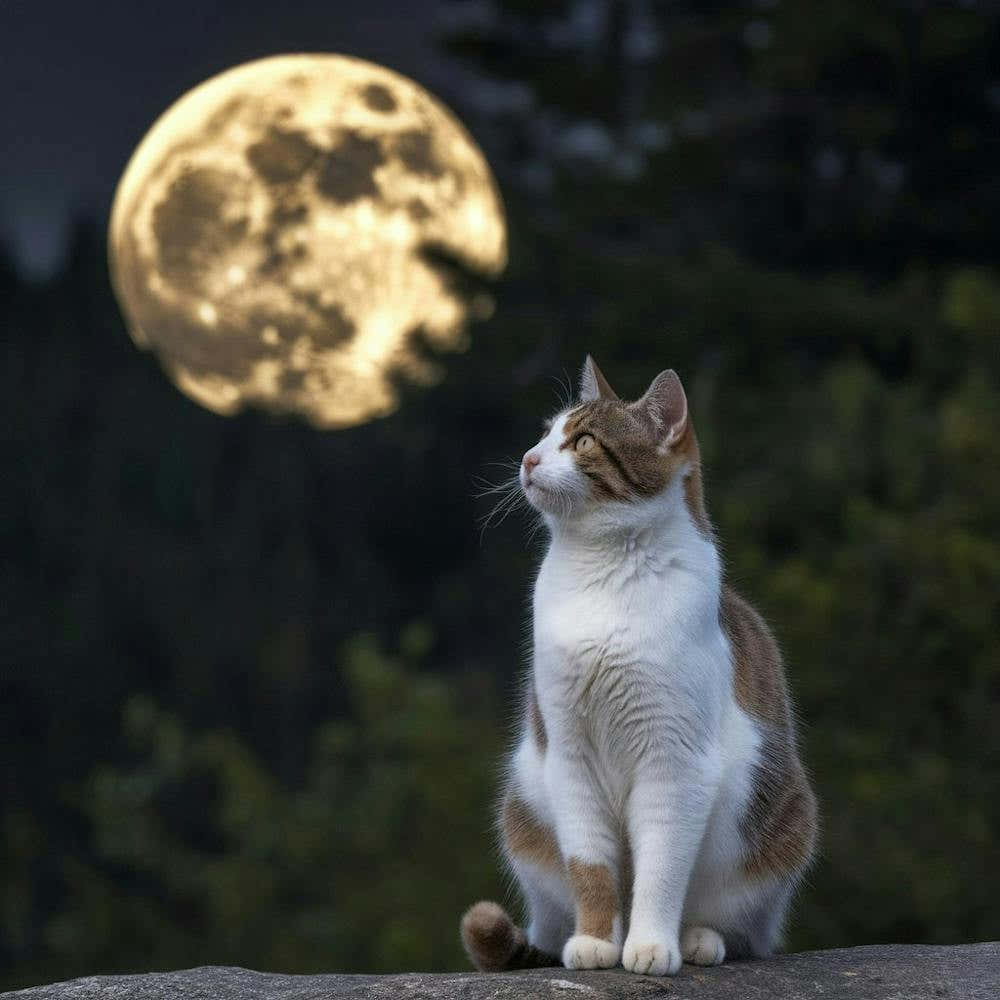Full Moon Cat