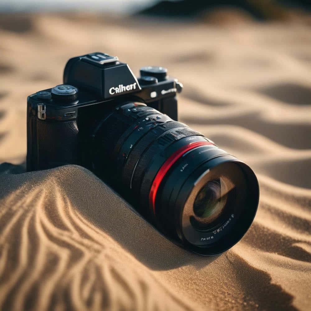 Camera In The Sand