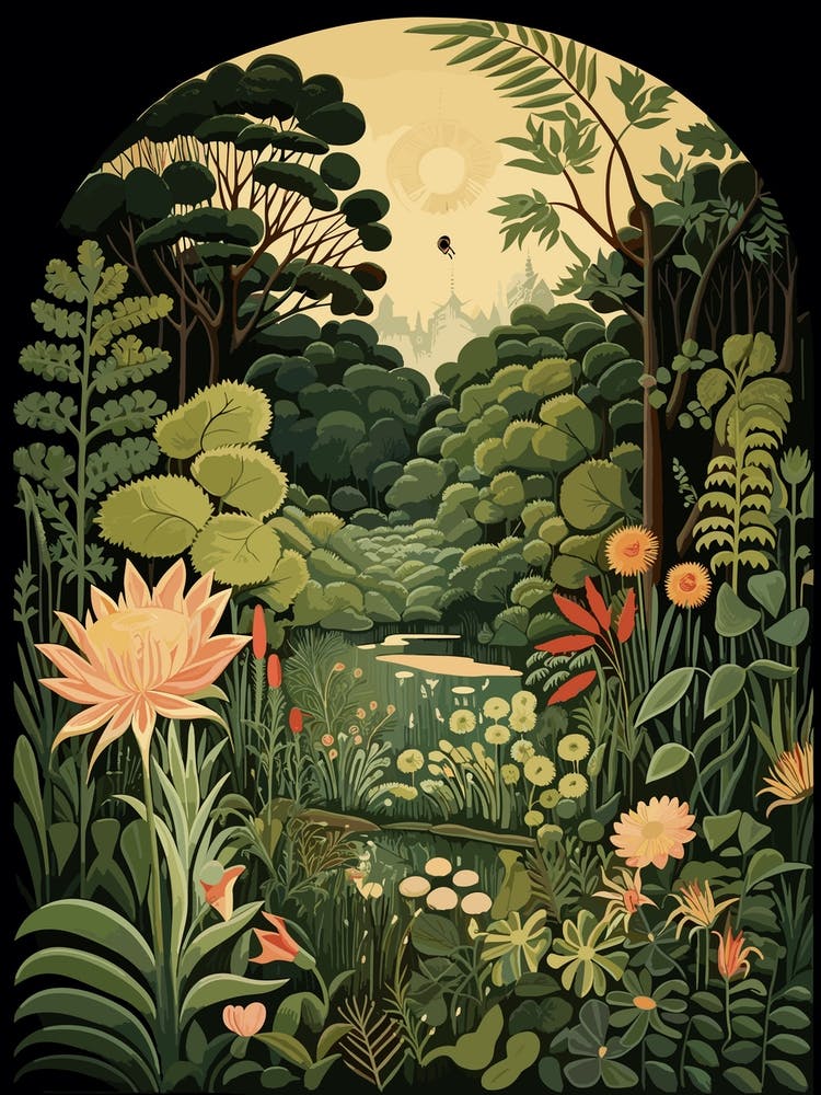 Missouri Botanical Garden Usa Henri Rousseau Style 2