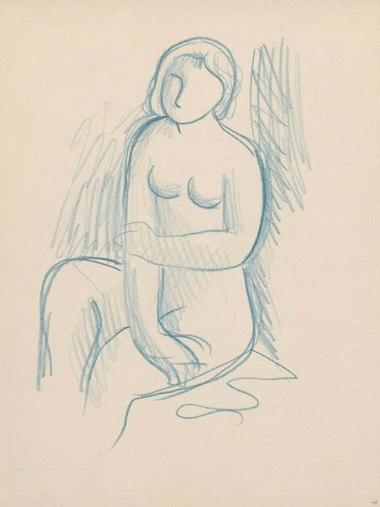 Sketchbook With Various Studio Drawings, Mikuláš Galanda (4)