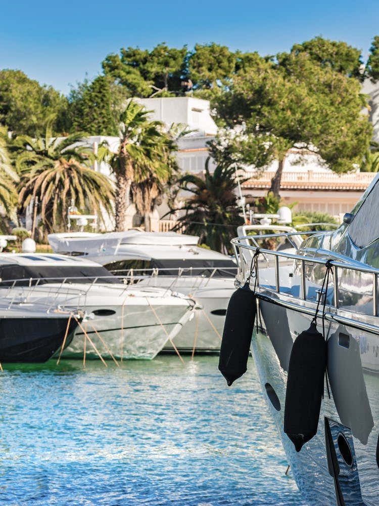 Cala D or Yachts Docked At Marina