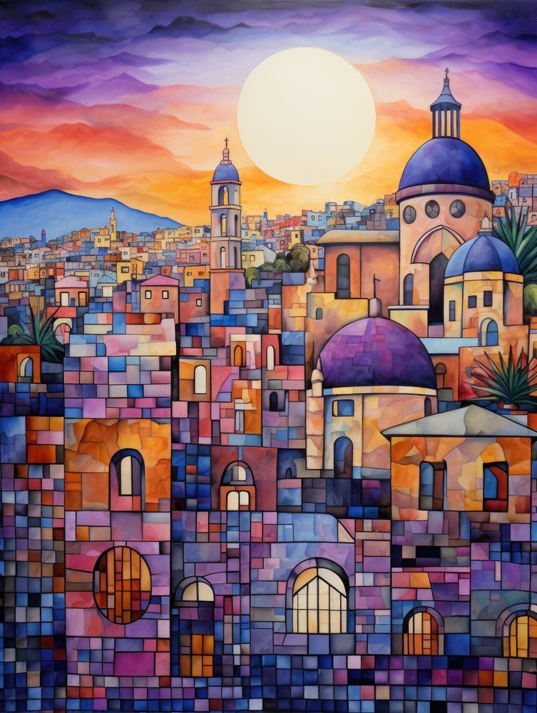 Jerusalem At Sunset