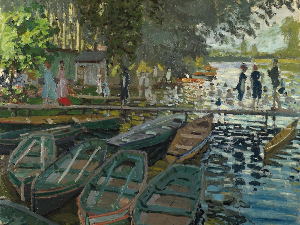 Bathers At La Grenouillere, Claude Monet