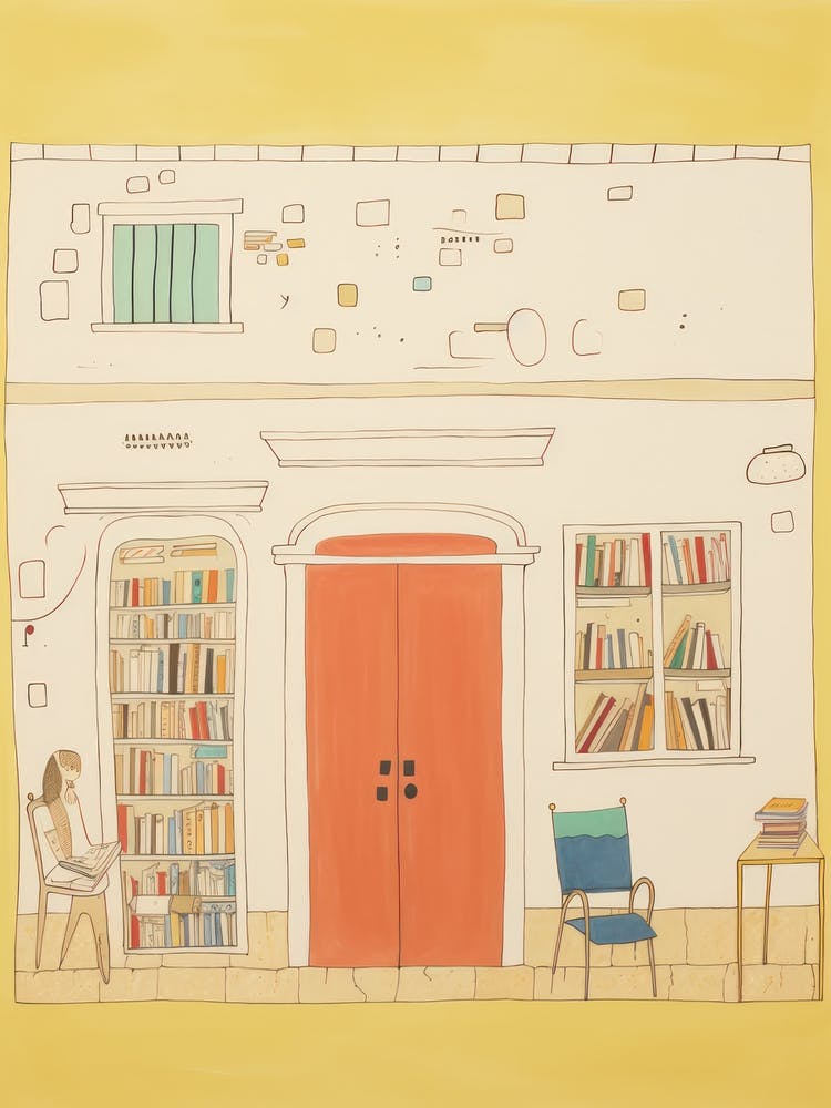 Paphos, Cyprus The Book Nook Pastel Colours 1