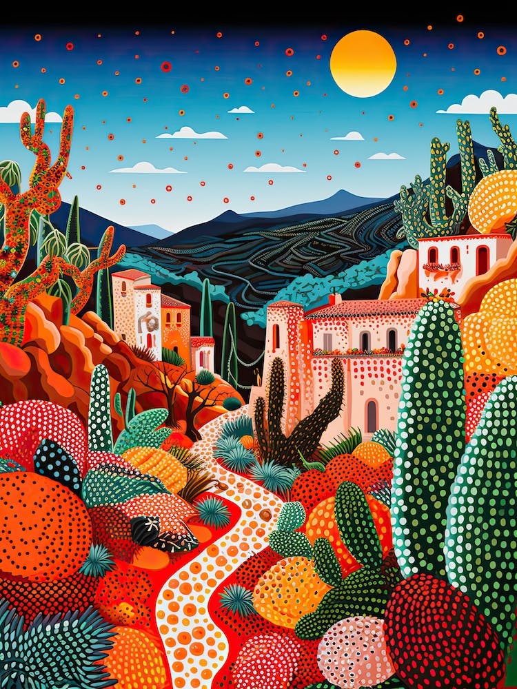 Taormina, Italy, Illustration In The Style Of Pop Art 4