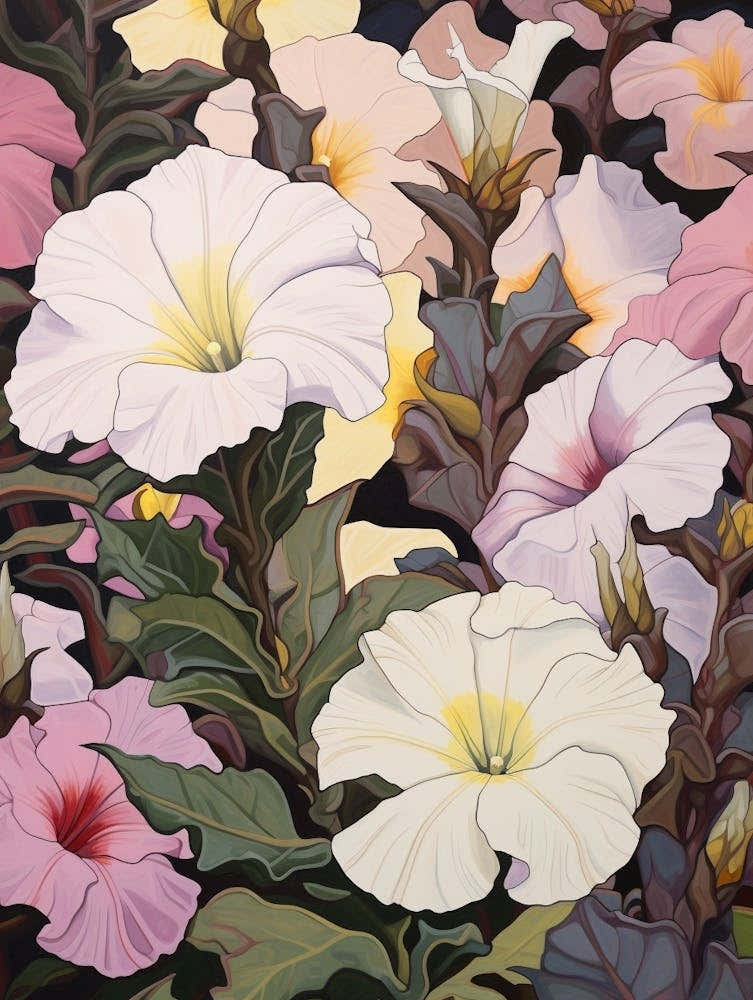 Petunia 1 Flower Painting