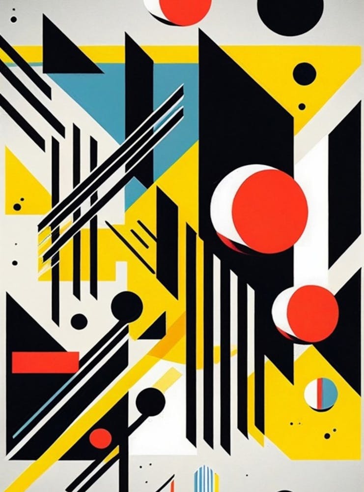 Bauhaus Abstract Painting 2