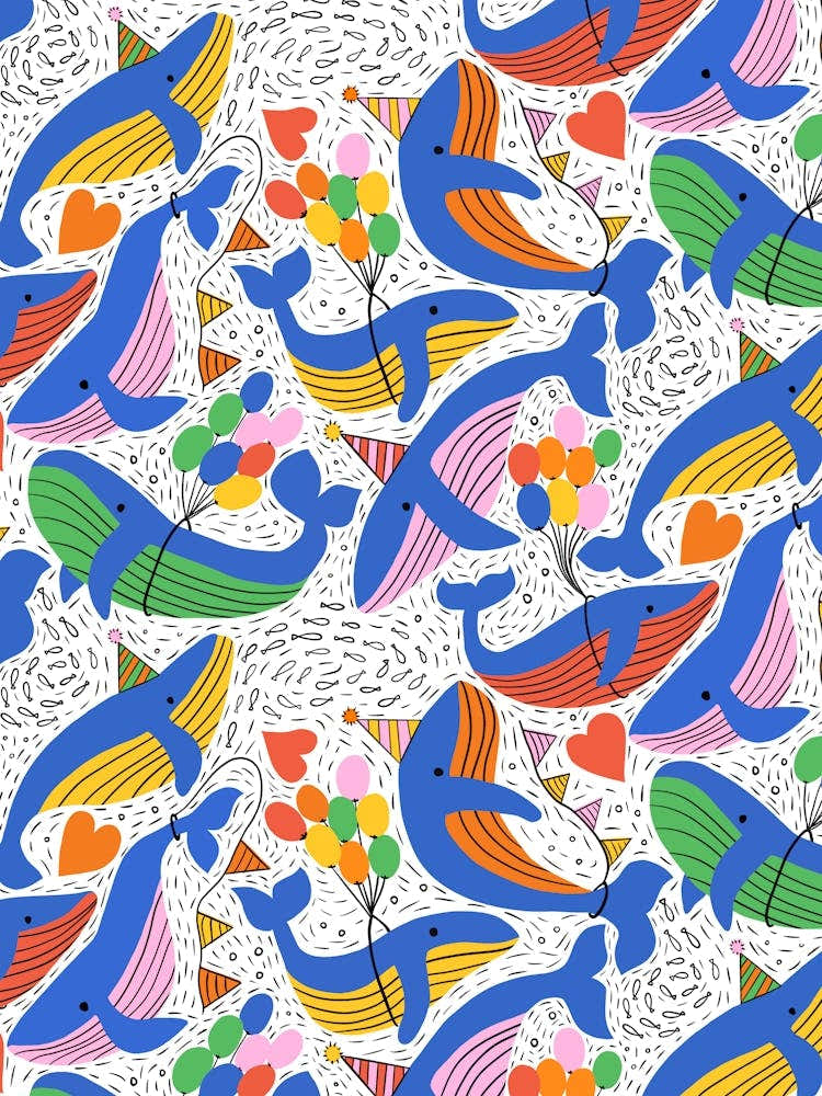 Humpback Whales Have a Birthday Party Bright Rainbow Kids