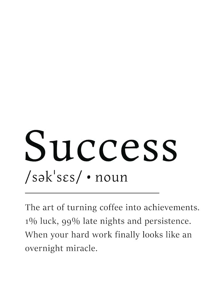 Success Definition Inspirational Quote