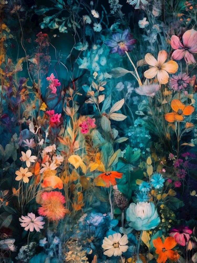 The Garden flowers nature art