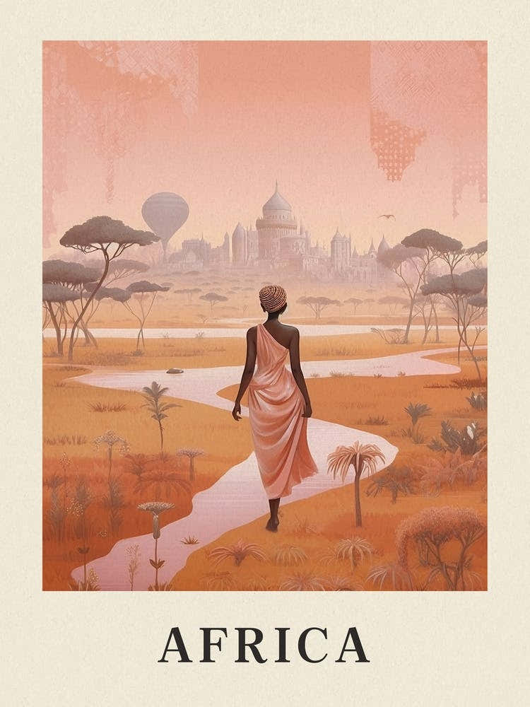 Vintage Travel Poster Africa 2