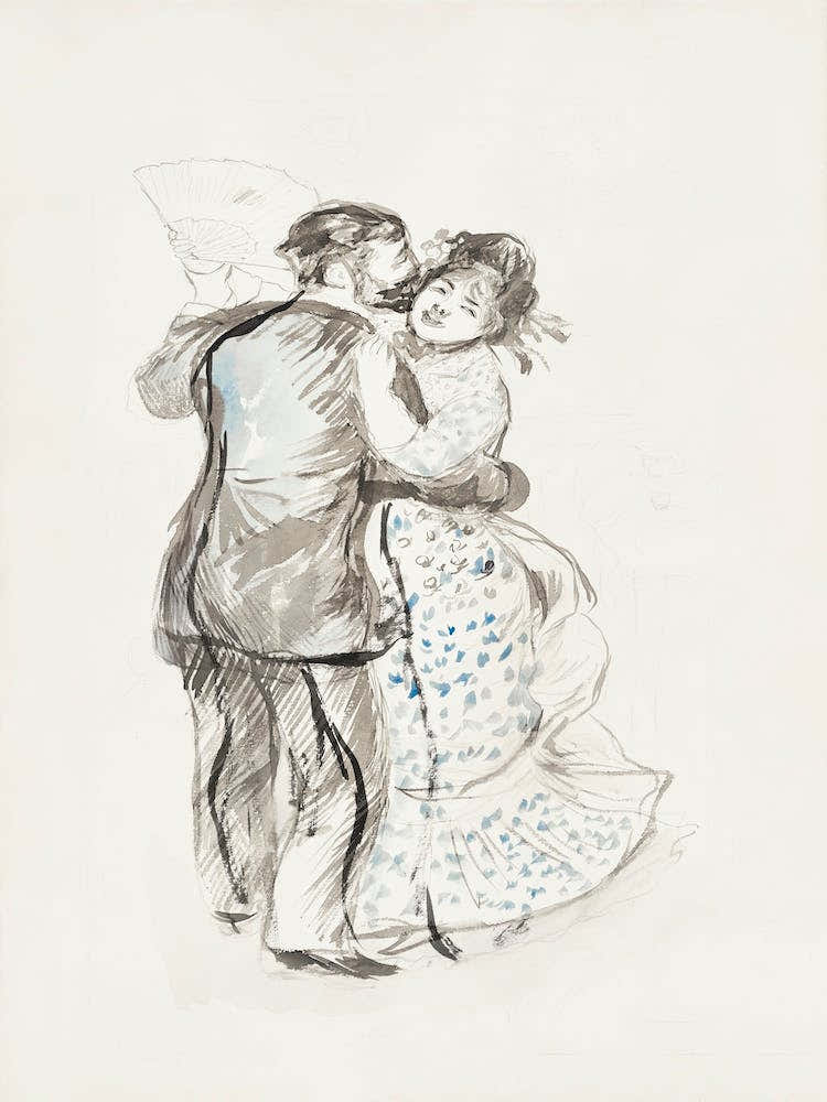 The Dance In The Country (1883), Pierre Auguste Renoir