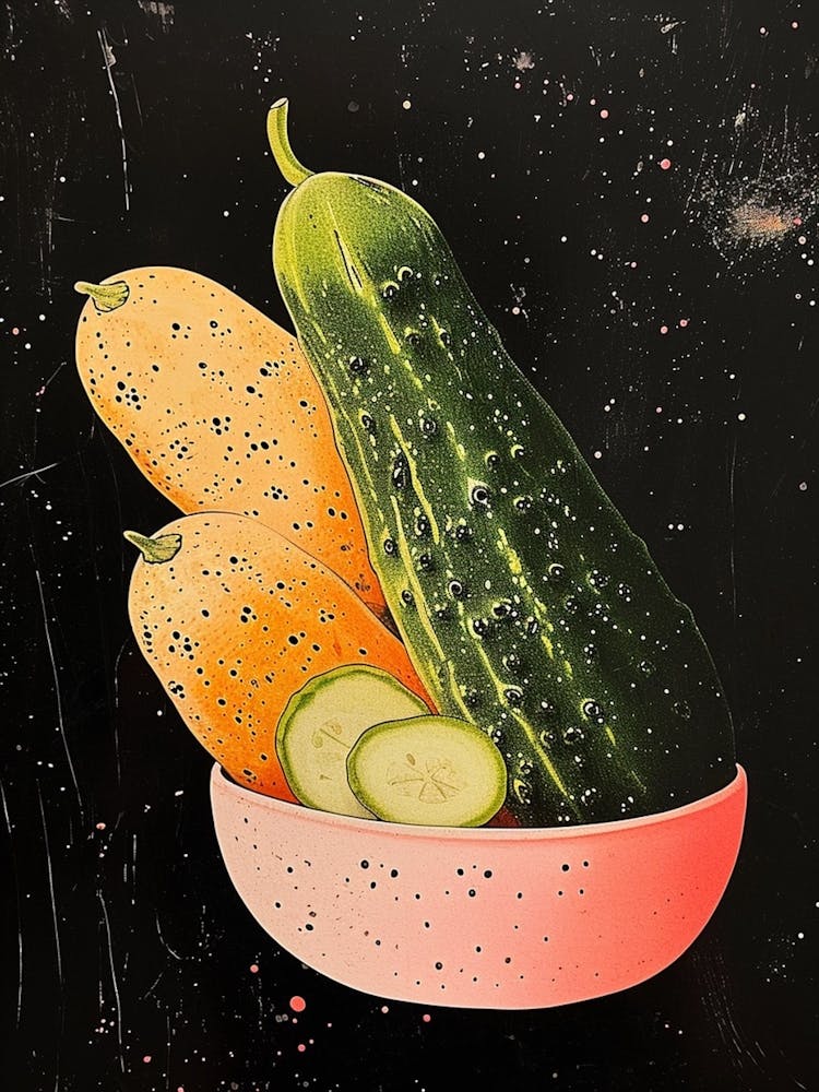 Zucchini Art Deco Inspired