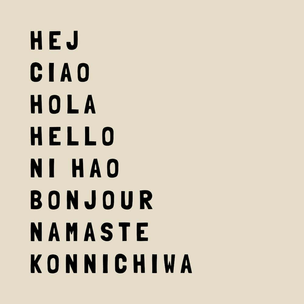 Hello Different Languages 02