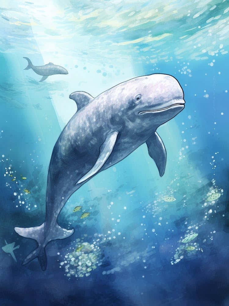 Whale In Ocean 2