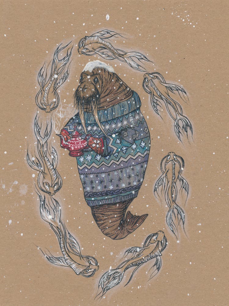 Winter walrus