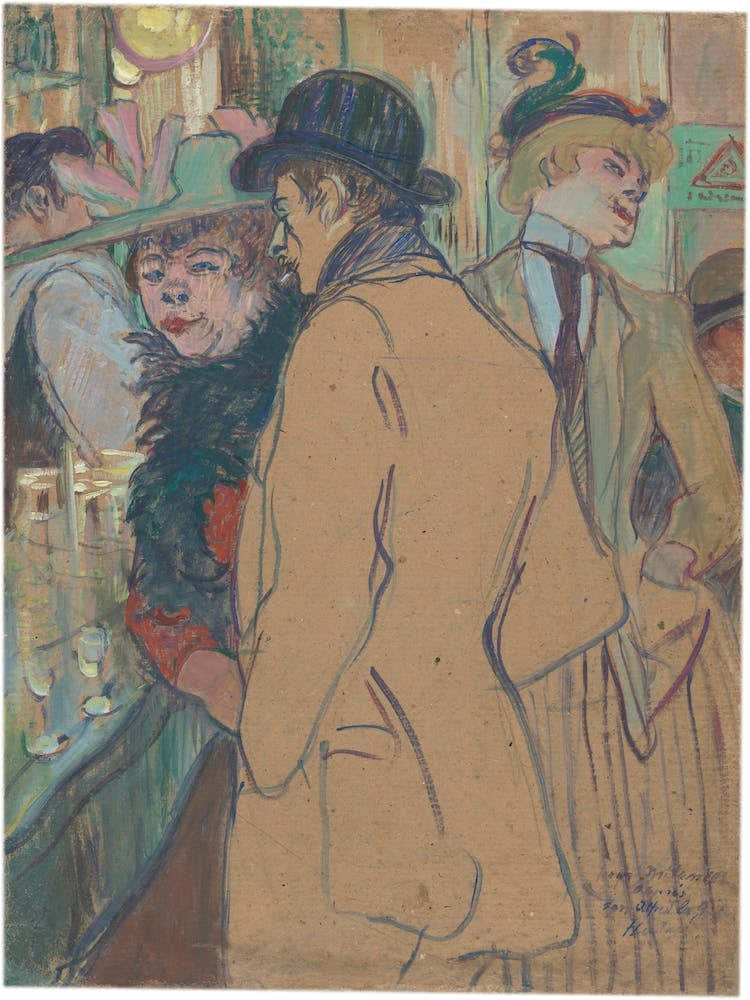 Alfred La Guigne (1894) 1, Henri de Toulouse-Lautrec