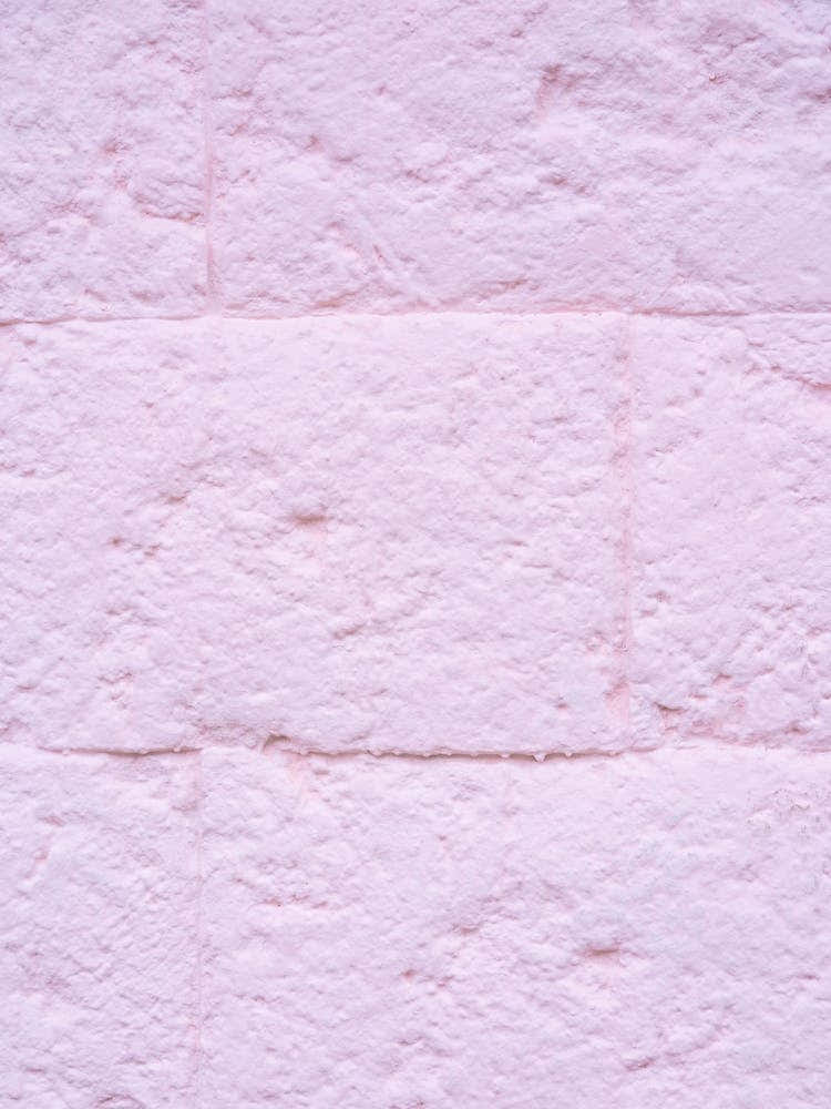 Pink Minimalist Brick Wall Texture