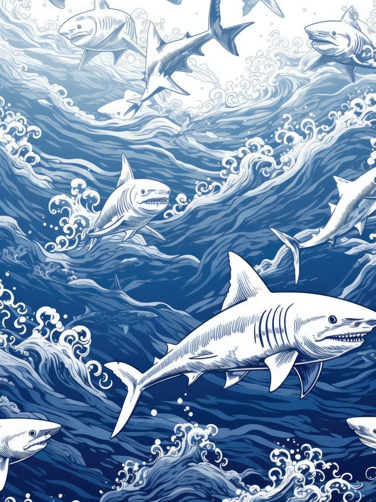 Sharks In The Sea 1