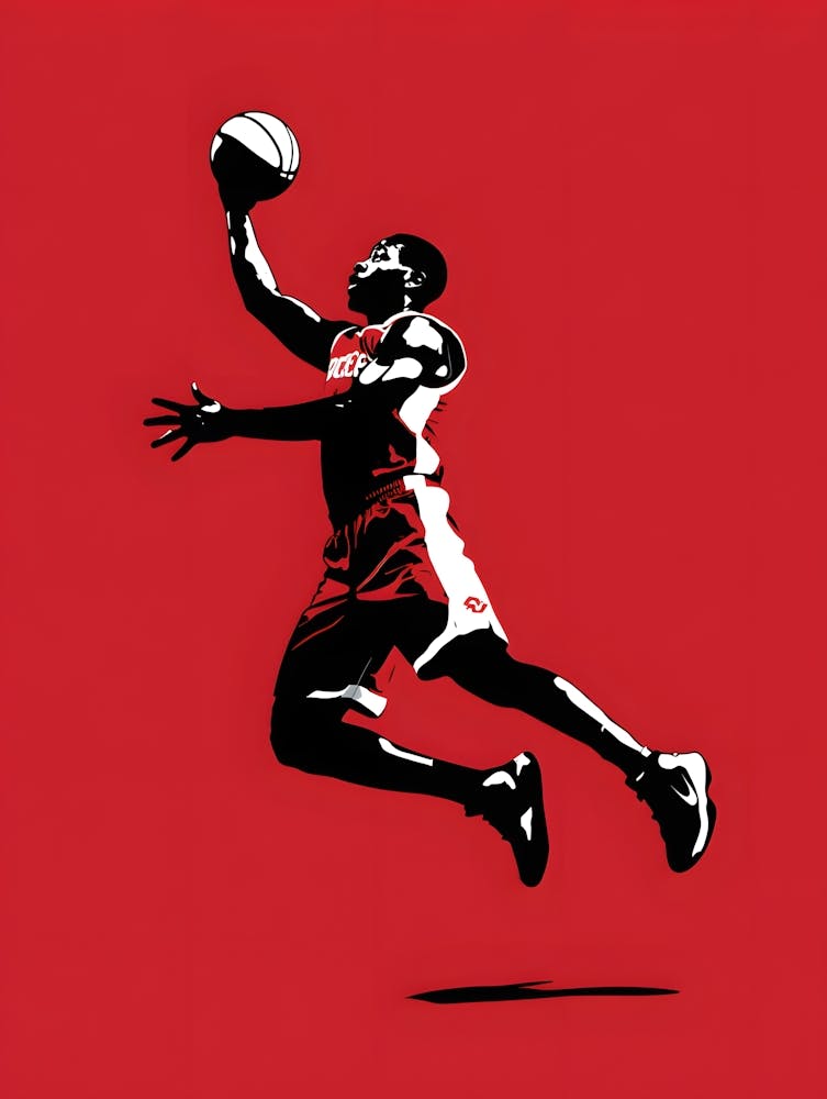 Hakeem Olajuwon Basketball - NBA Legend