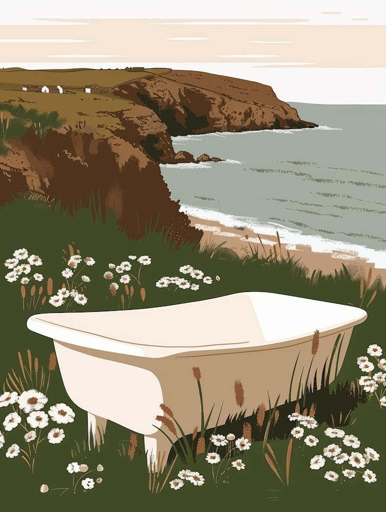 Bath Tub By The Sea