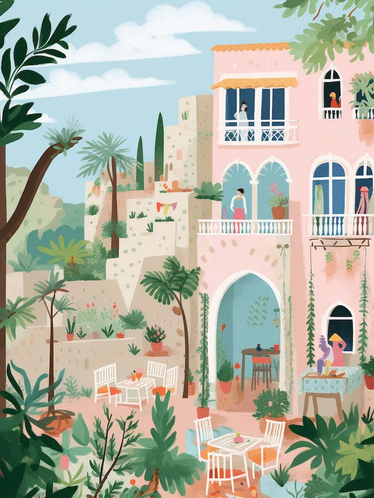 Byblos Lebanon 3 Illustration