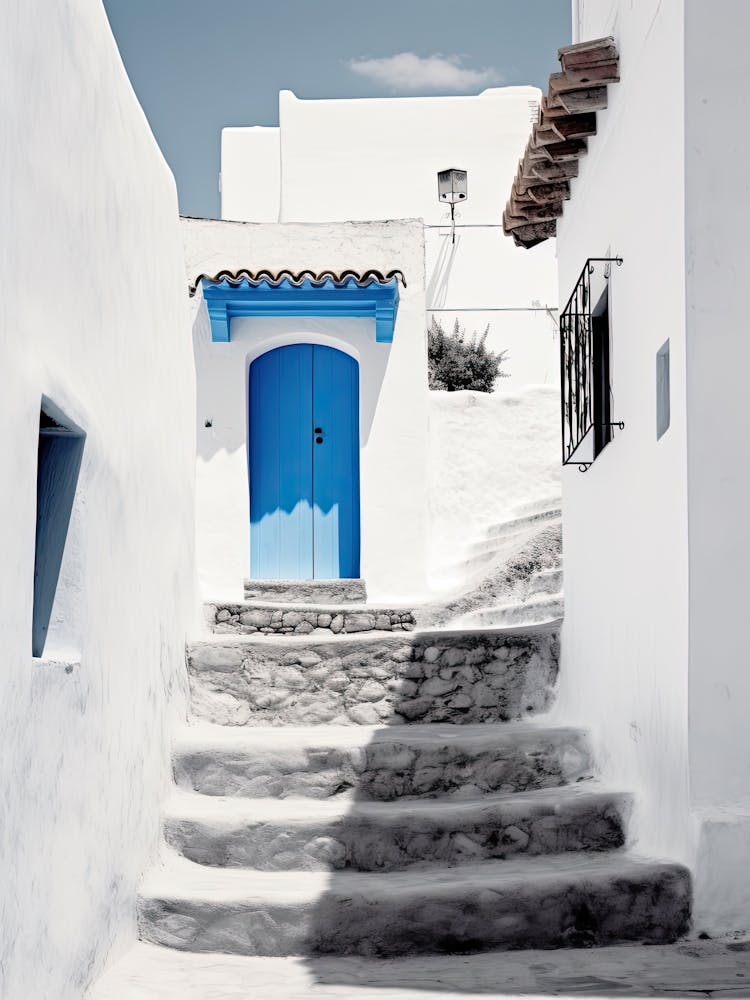 Chefchaouen, Morocco, Black And White Photography 2