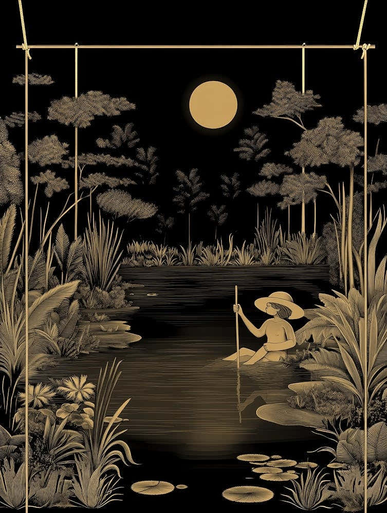 Chinese Water Lily Art