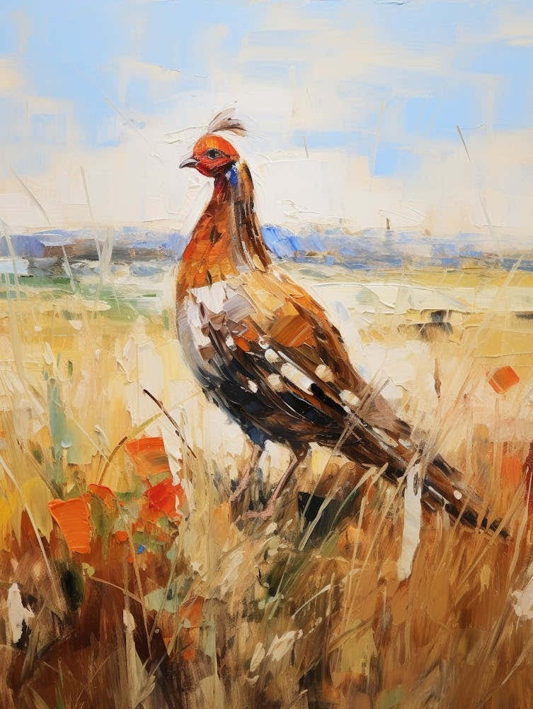Bird Painting Pheasant 6