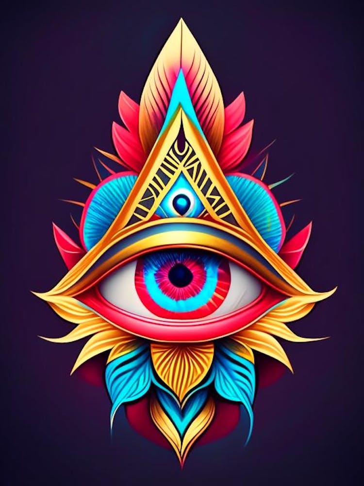 Pineal Gland, Symbol, Third Eye Tattoo 7