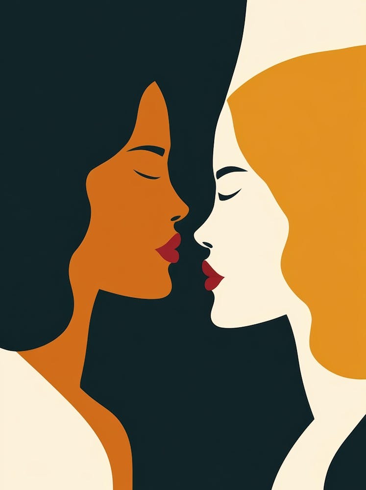 Two Women Kissing 51