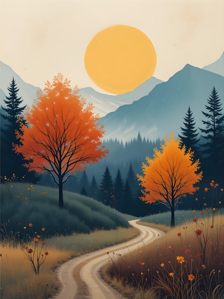 Autumn Road