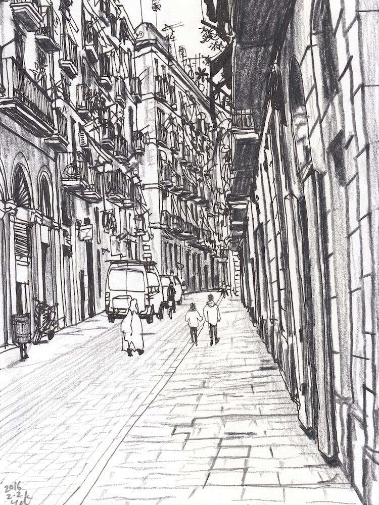 A Street In Raval