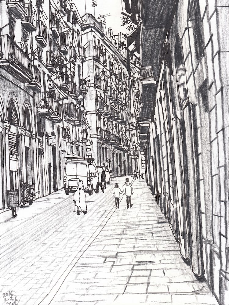 A Street In Raval