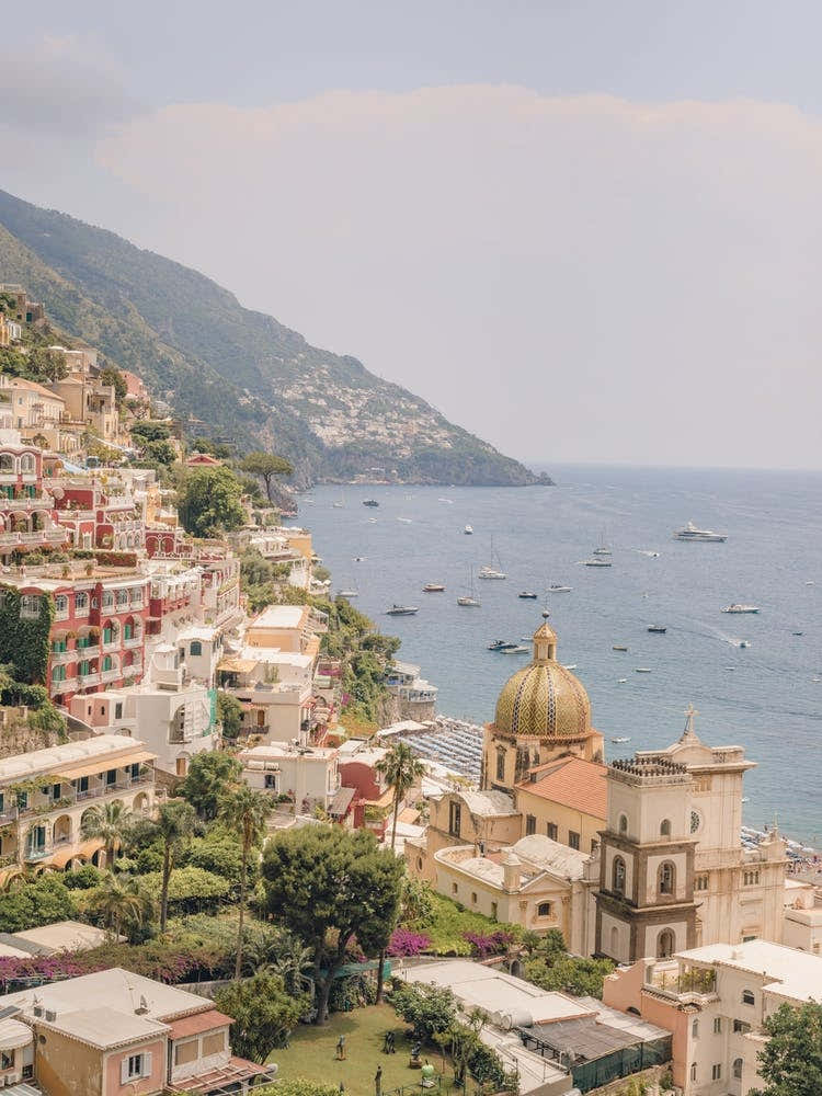 Positano Beautiful View Town And Sea - Italy - Europe
