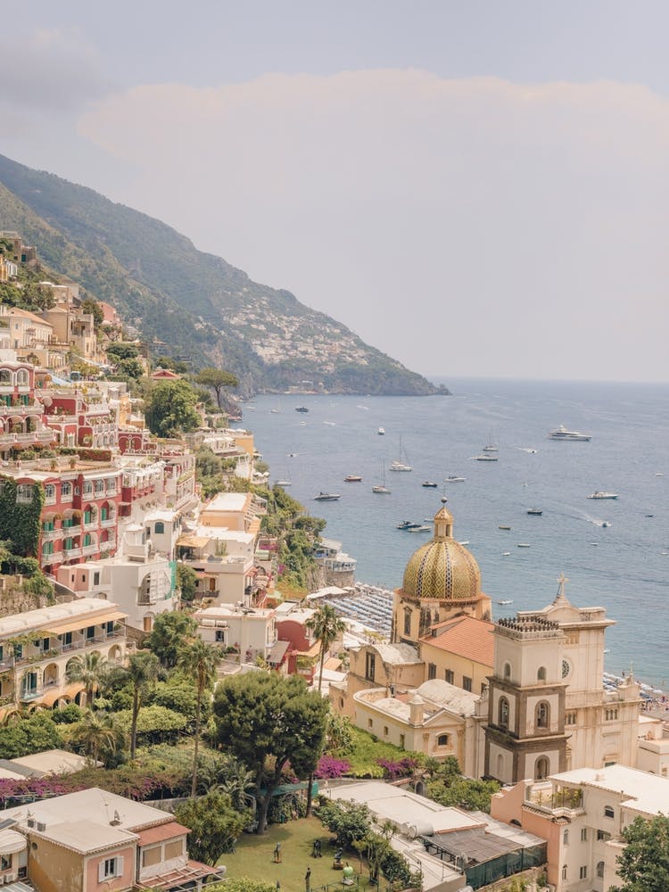 Positano Beautiful View Town And Sea - Italy - Europe