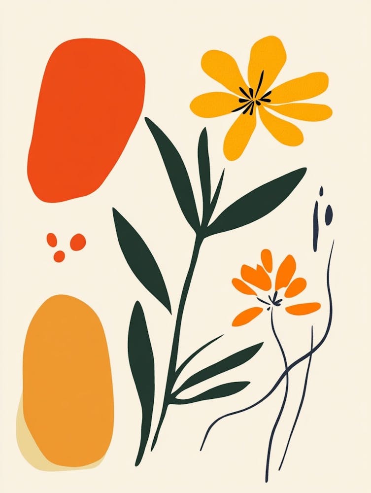 Abstract Floral Painting 39