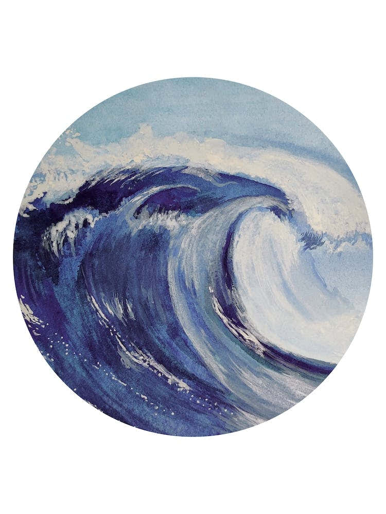 Circle Ocean Waves