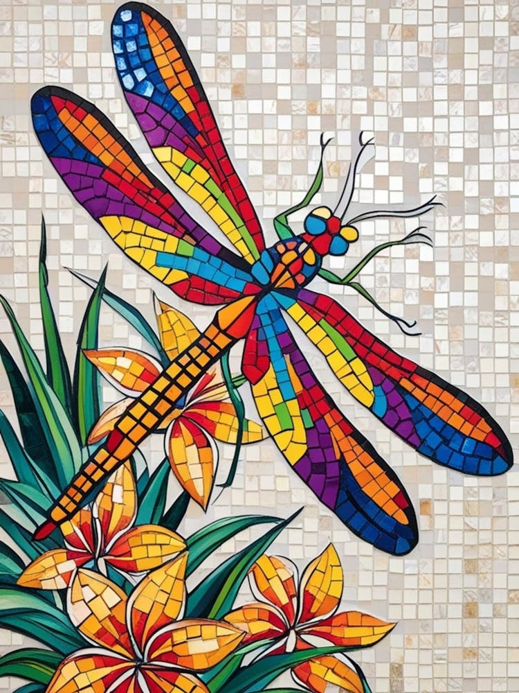 Dragonfly Mosaic 9