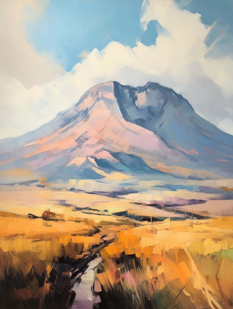 Mount Ararat Turkey 1 Mountain Painting