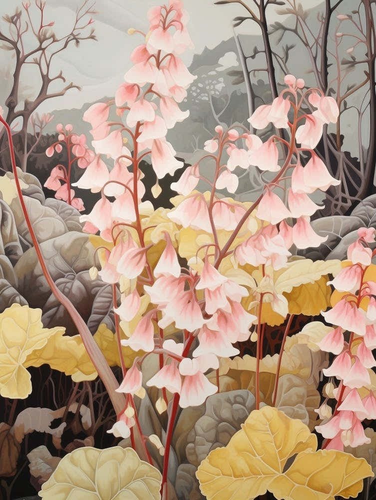 Coral Bells 4 Flower Painting