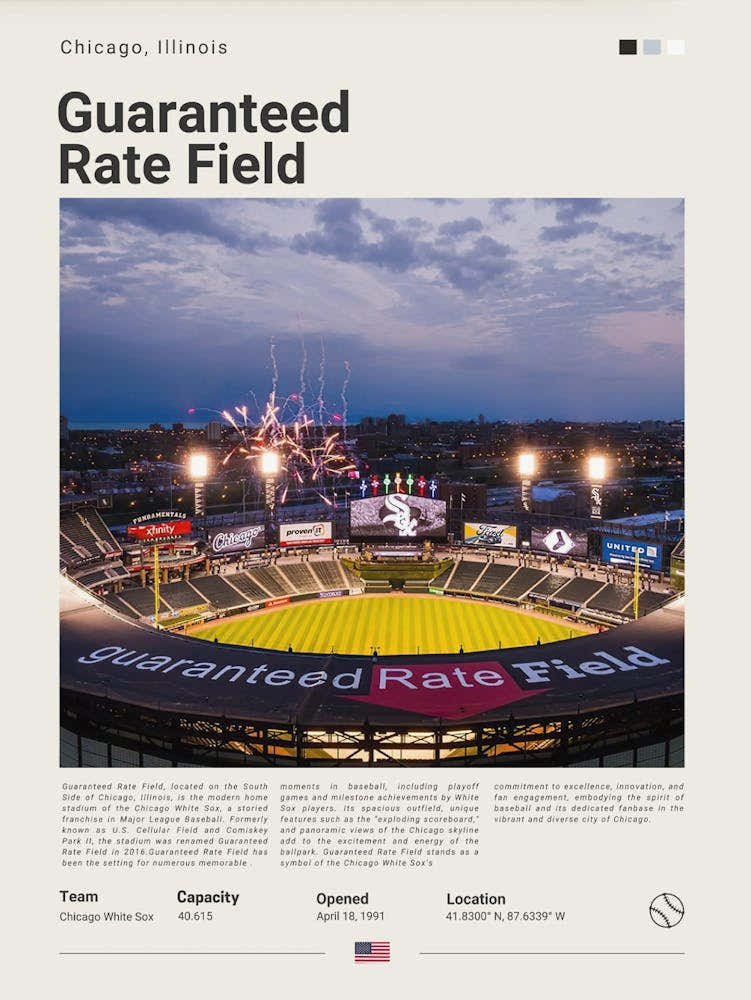 Baseball - Chicaco White Sox - Guaranteed Rate Field