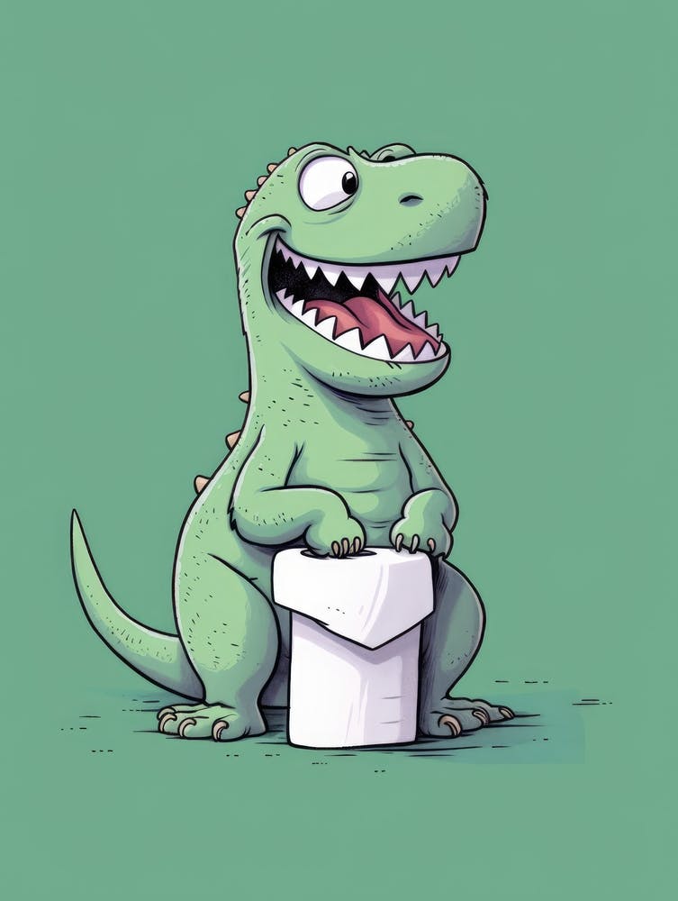 Dinosaur Toilet Paper