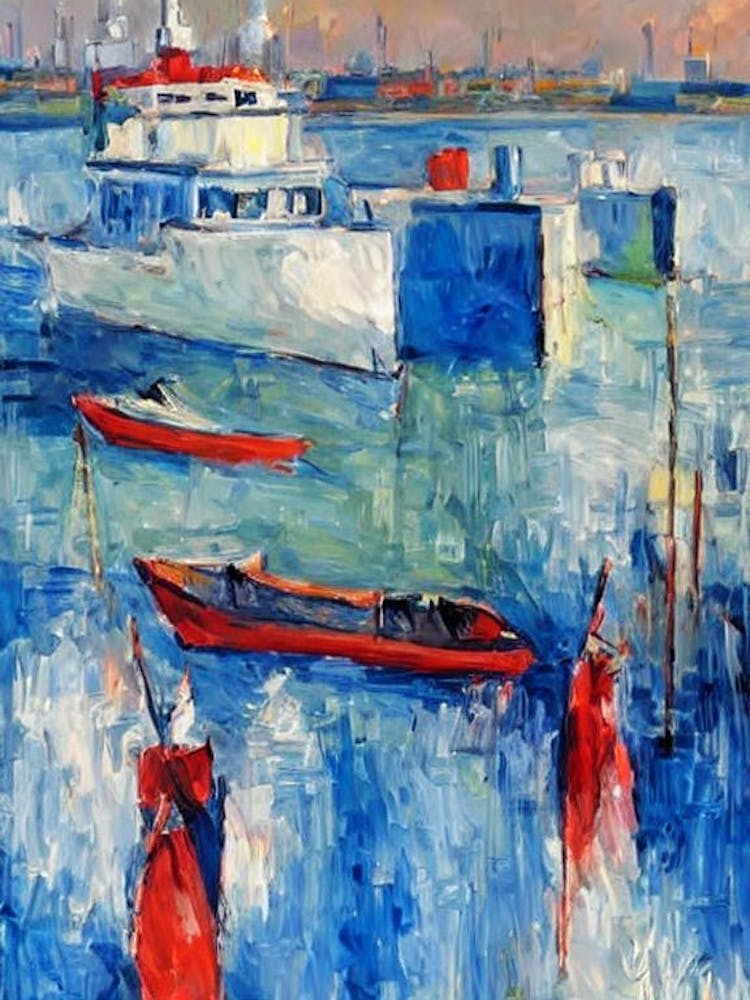 Port Of Ashdod Israel Abstract Block harbour