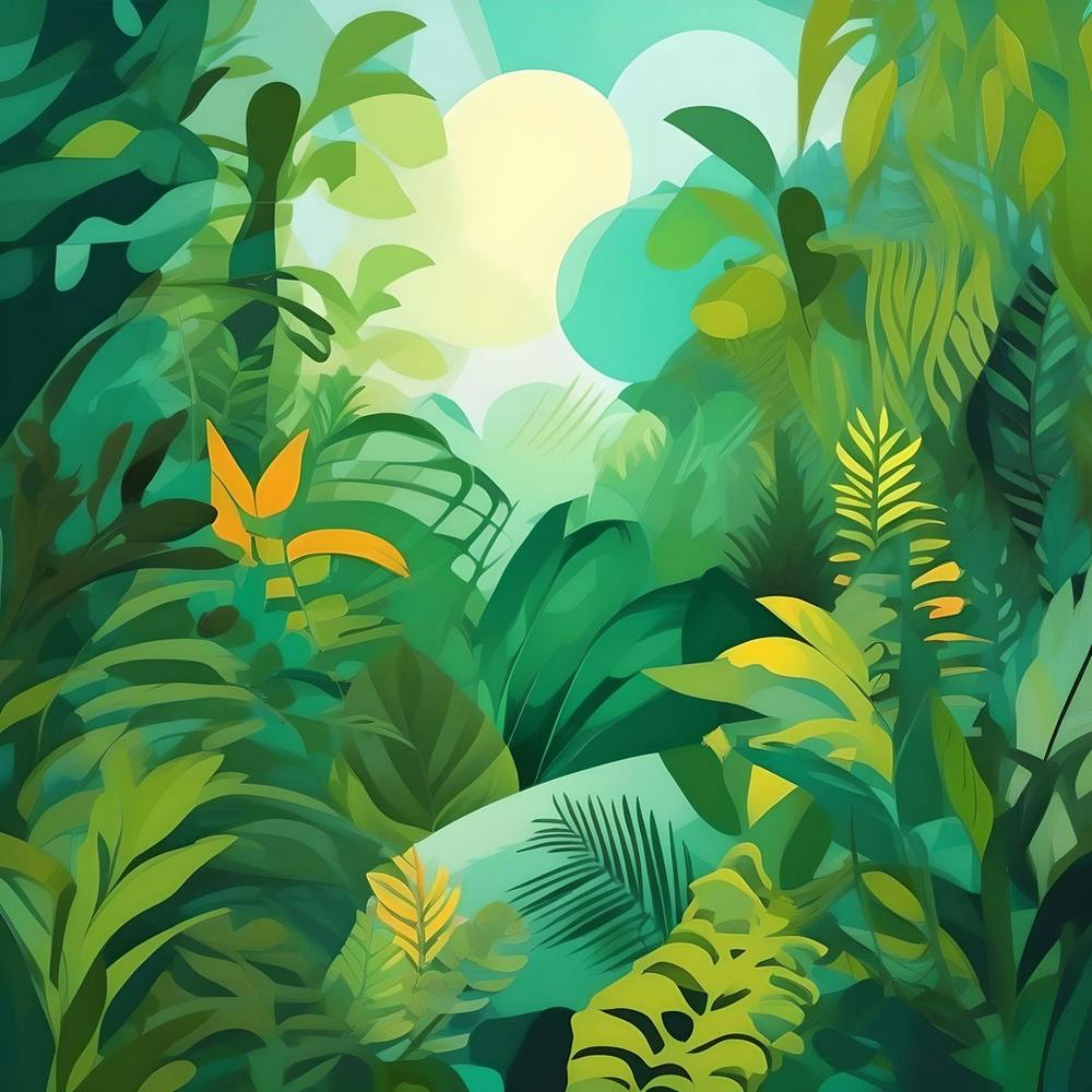 Tropical Jungle Background
